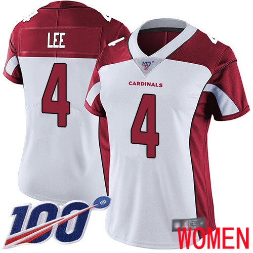 Arizona Cardinals Limited White Women Andy Lee Road Jersey NFL Football #4 100th Season Vapor Untouchable->arizona cardinals->NFL Jersey